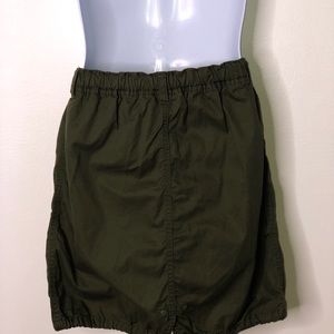 Girls/' Twill Skirt Cat /& Jack Olive Green Adjustable waist W//Pockets *NWT*